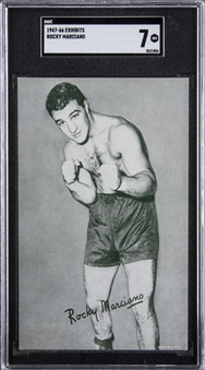 1947-66 Exhibits Rocky Marciano – SGC NM 7 